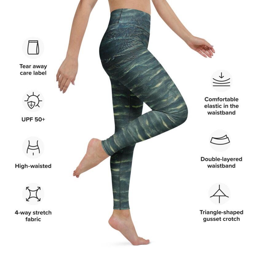 The 'Sea What I Did There' Yoga Leggings / Swim Leggings - Image 9