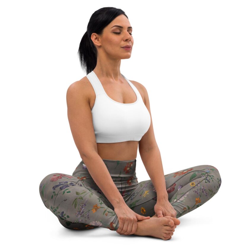 The ’What In Carnation?’ Yoga Leggings / Swim Leggings - Image 8