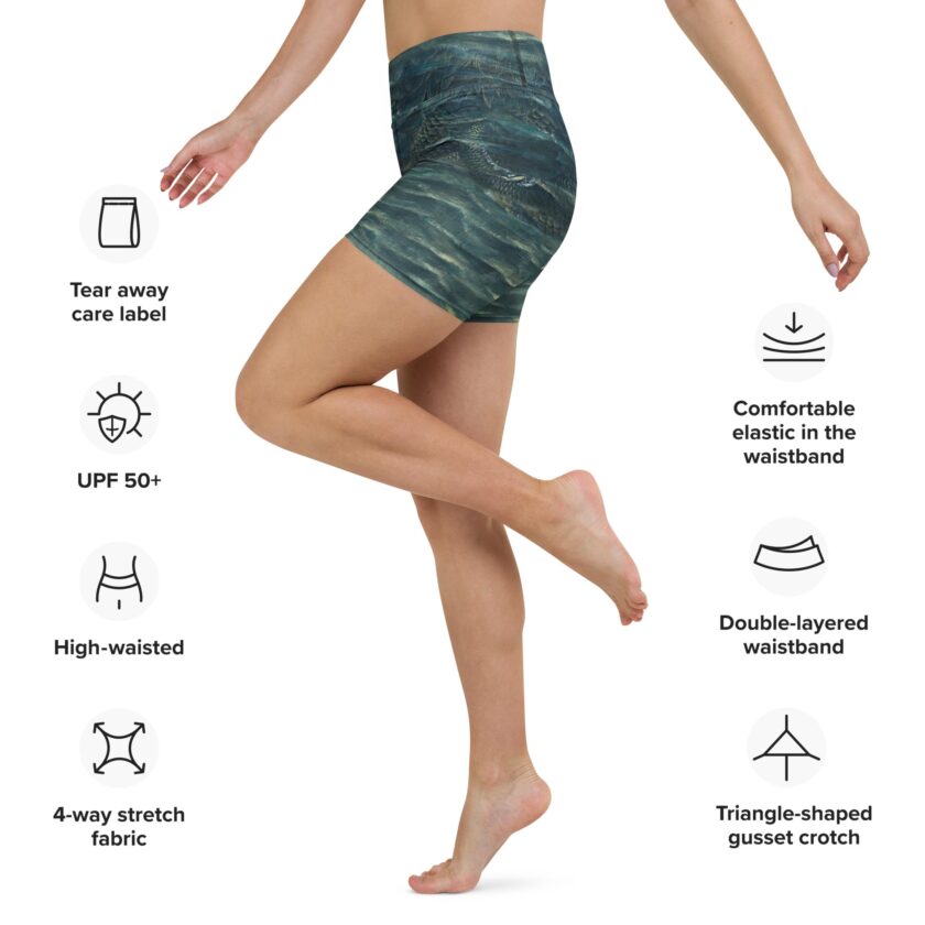 The 'Sea What I Did There' Yoga Shorts / Swim Shorts - Image 3