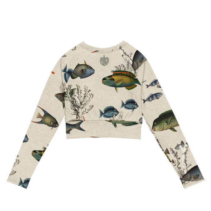 Cropped rash guard