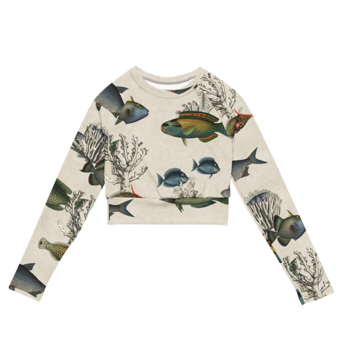 Cropped rash vest